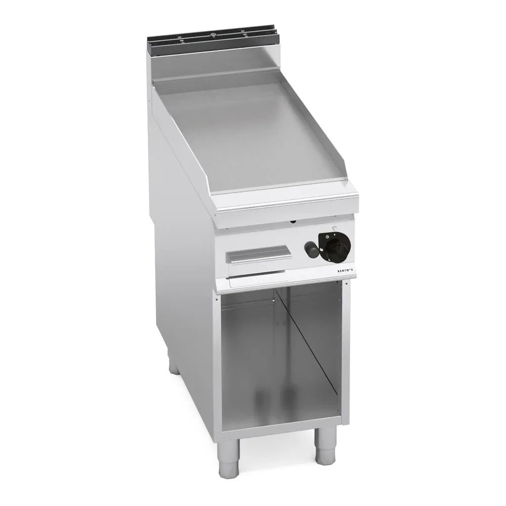Bertos, Fry Top with Cabinet, Flat Plate, Gas, 10 kW