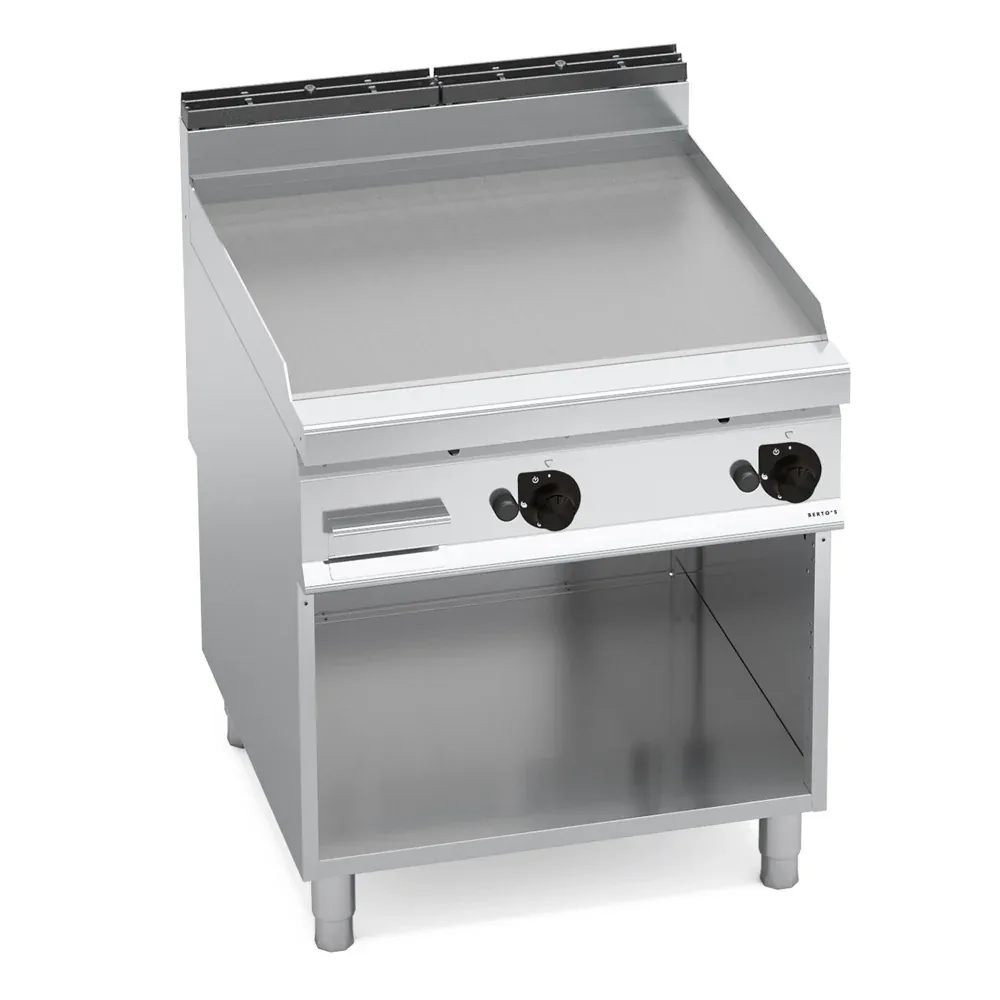 Bertos, Fry Top with Cabinet, Flat Plate, Gas, 20 kW