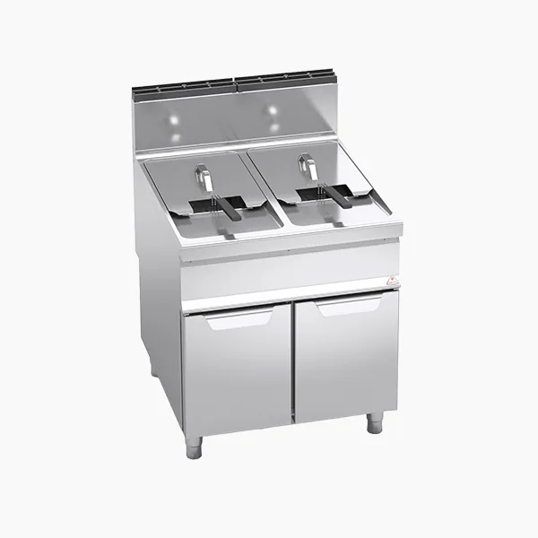 BERTOS GAS DEEP FRYER DOUBLE WELL