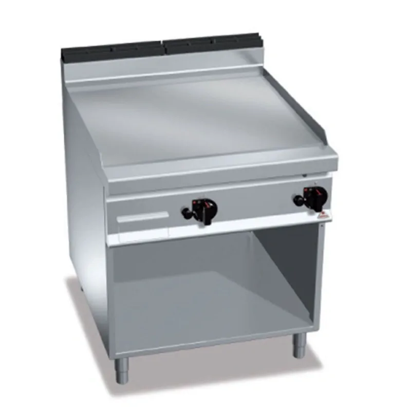BERTOS SMOOTH GAS GRIDDLES ON CABINET G9FL8M-2