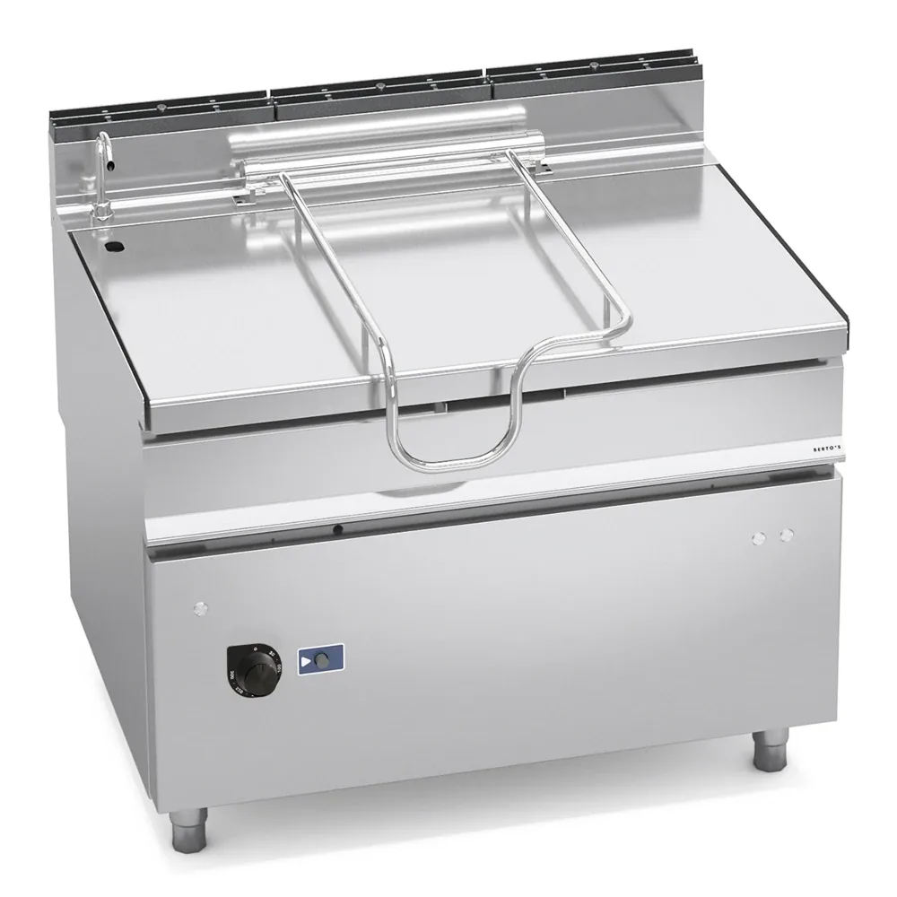 Bertos, Tilting Bratt Pan Motorized, Gas, Freestanding, 120L, 30KW