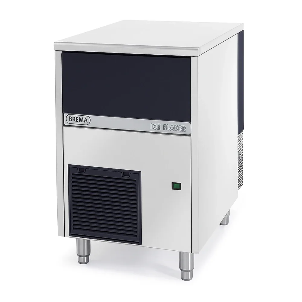 Brema, Ice Flaker Machine, Granular Ice, 95 kg/24h, 20 kg Storage, Air-Cooled