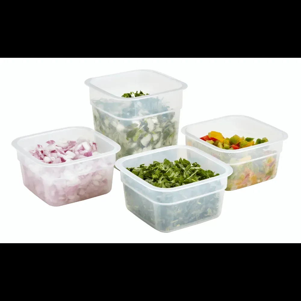 Cambro, Camsquares Freshpro Food Storage Container, Polypropylene, 0.5 qt