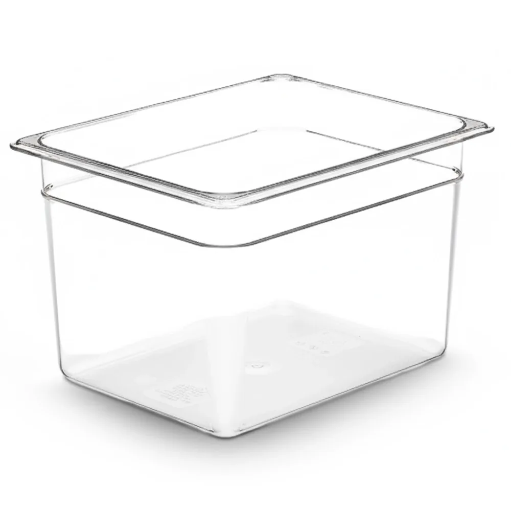 Cambro, Food Pan, GN 1/2, Polycarbonate, Transparent, 12 qt