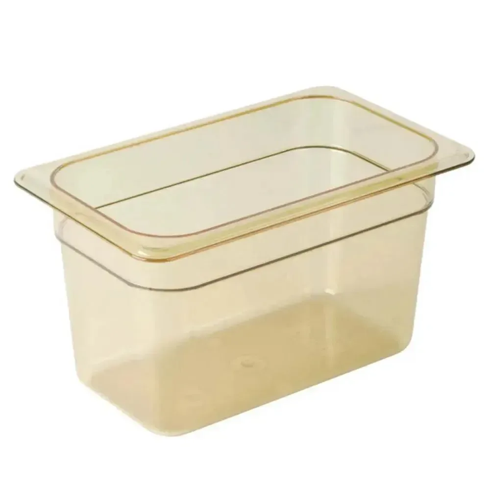 Cambro, High Heat Pan, GN 1/4, Polycarbonate, Amber, 4 L