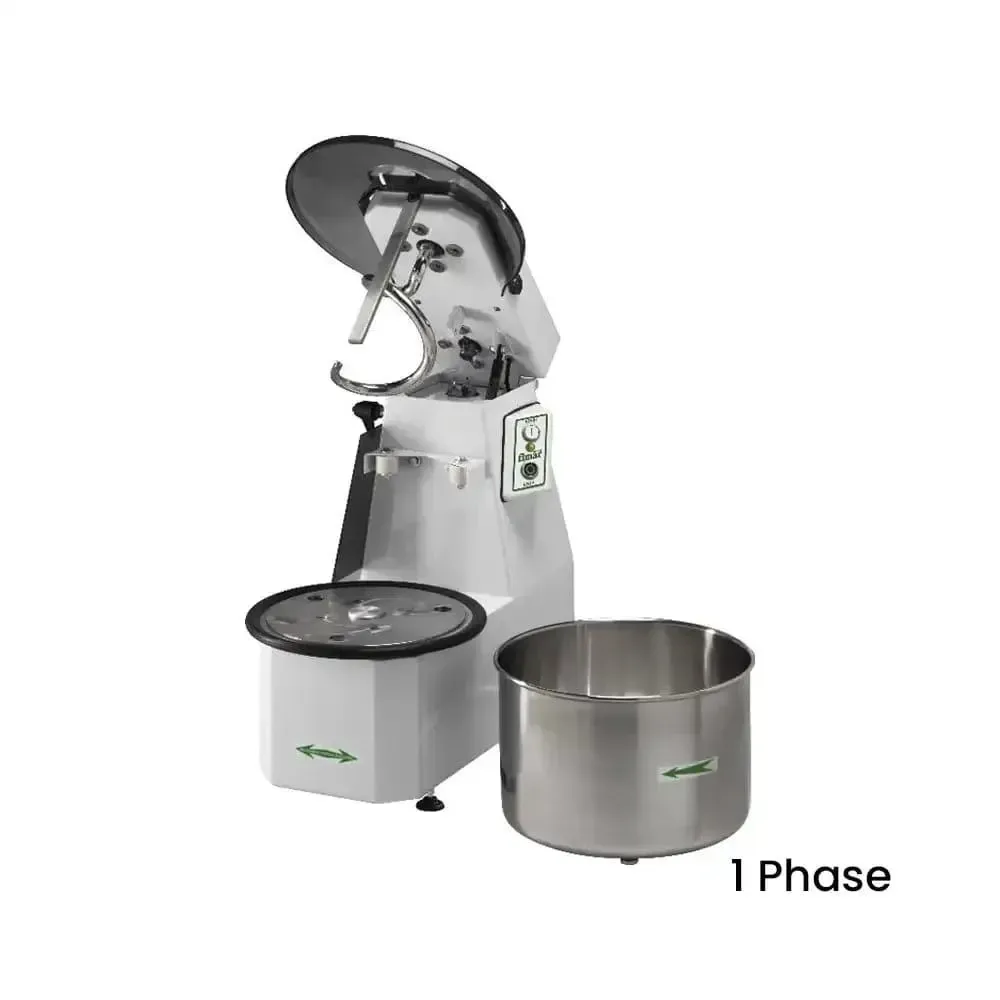 Fimar, Dough Mixer, 1500W, Spiral Kneader, Liftable Head, 42L Bowl