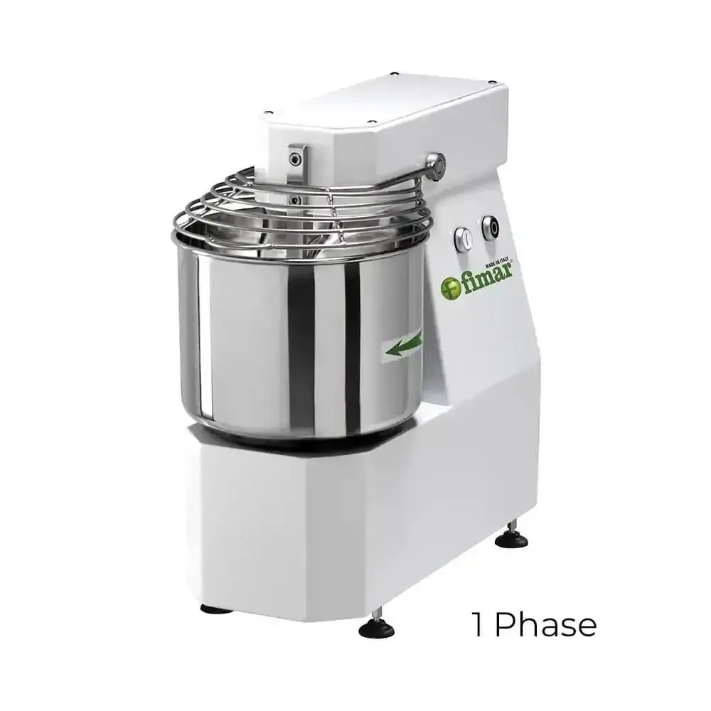 Fimar, Dough Mixer, Spiral Kneader, 370W, 10L Bowl, Stainless Steel