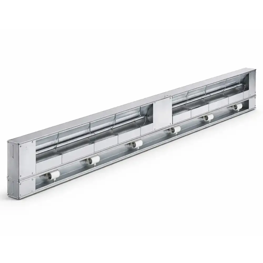 Hatco Corp, Strip Heater with Lights, Electric, 1700 W, Silver