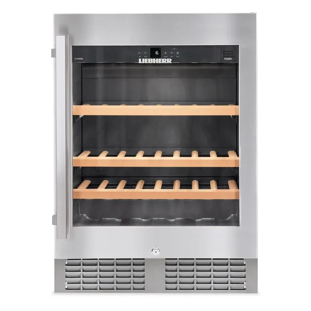 Liebherr, Wine Fridge, 46 Bottles, 4 Shelves, 1 Zone, LED Lighting