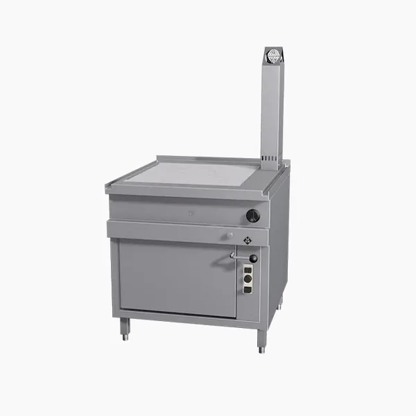 MKN GAS SOLID TOP RANGE ON GAS OVEN