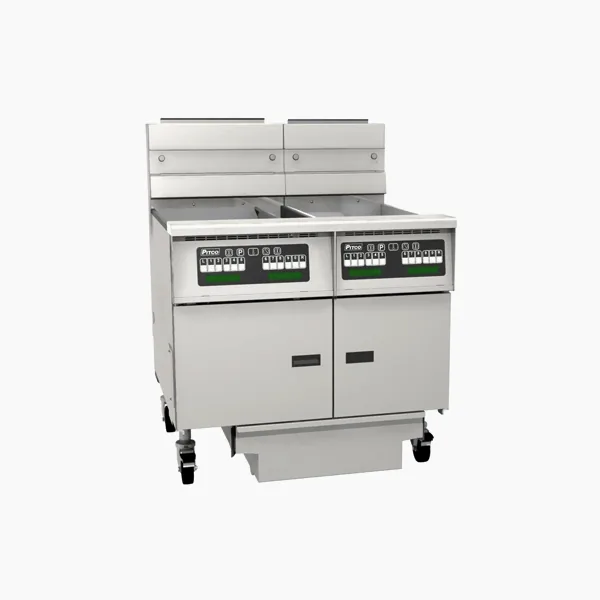 PITCO GAS FRYER DOUBLE WITH FILTRATION & COMPUTER