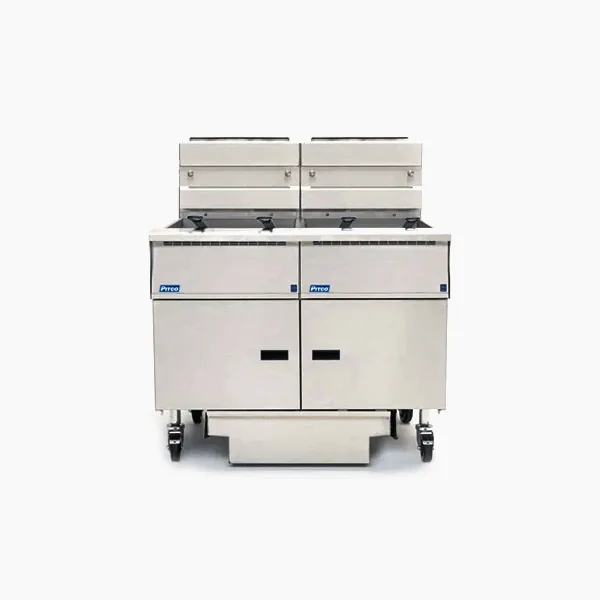 PITCO GAS FRYER DOUBLE WITH FILTRATION