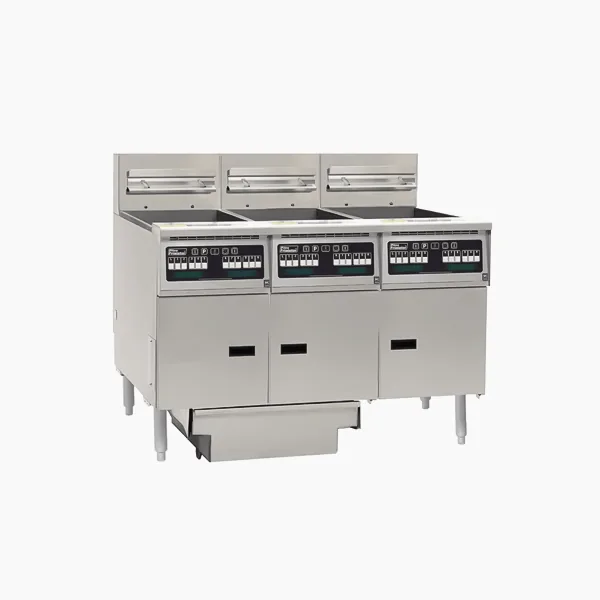 PITCO GAS FRYER TRIPLE WITH FILTRATION & COMPUTER