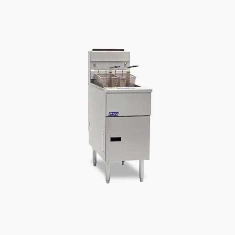 PITCO SOLSTICE FRYER|GAS|MILIVOLT CONTROL|FLOOR MODEL