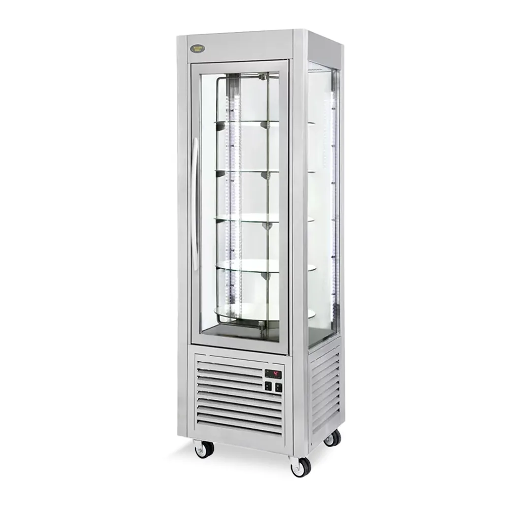 Roller Grill, Cold Display, 360L, Double-Glazed, Panoramic Glass, LED Lighting, Freestandi