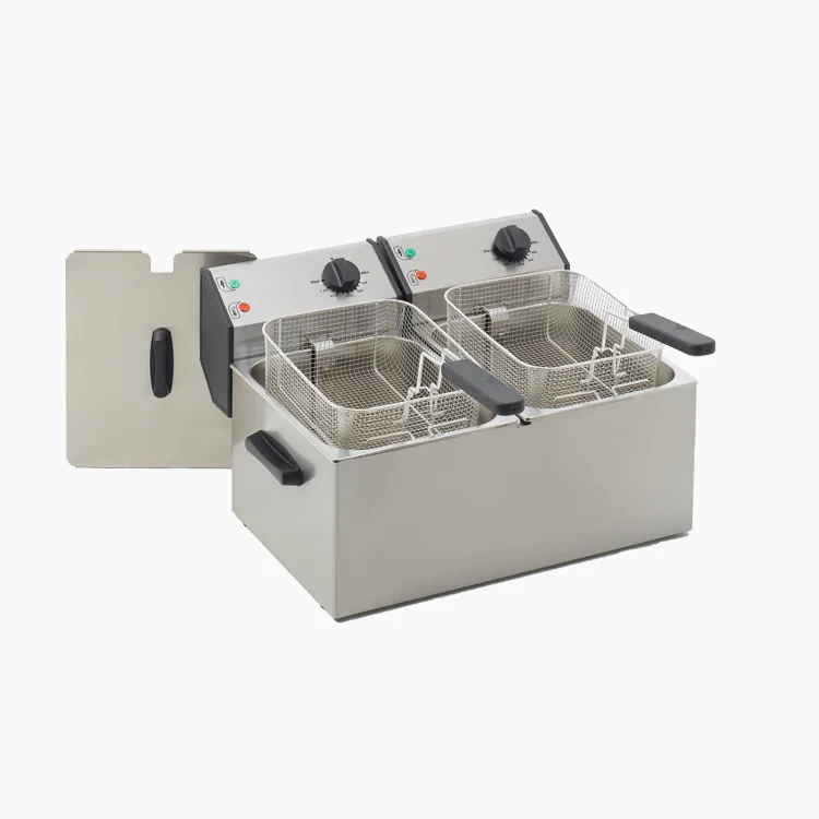ROLLER GRILL PROFESSIONAL ELECTRIC FYER – DOUBLE TANK