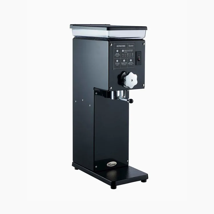 SANTOS Shop coffee grinder with bag holder 220-240V 50Hz Black GB Plug – 43NA (DEMO UNIT)