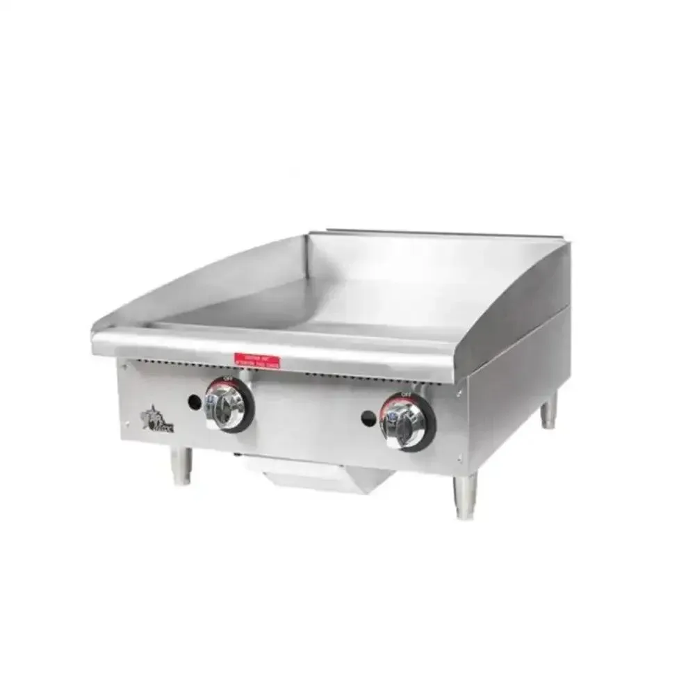 Star Manufacturing, Griddle, Gas, 56,600 BTU, NG, 2 Burners