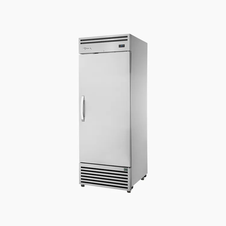 TRUE 2/1 GN Upright Foodservice Refrigerator, 1 Full Solid Swing Door – TGN‐1R‐1S