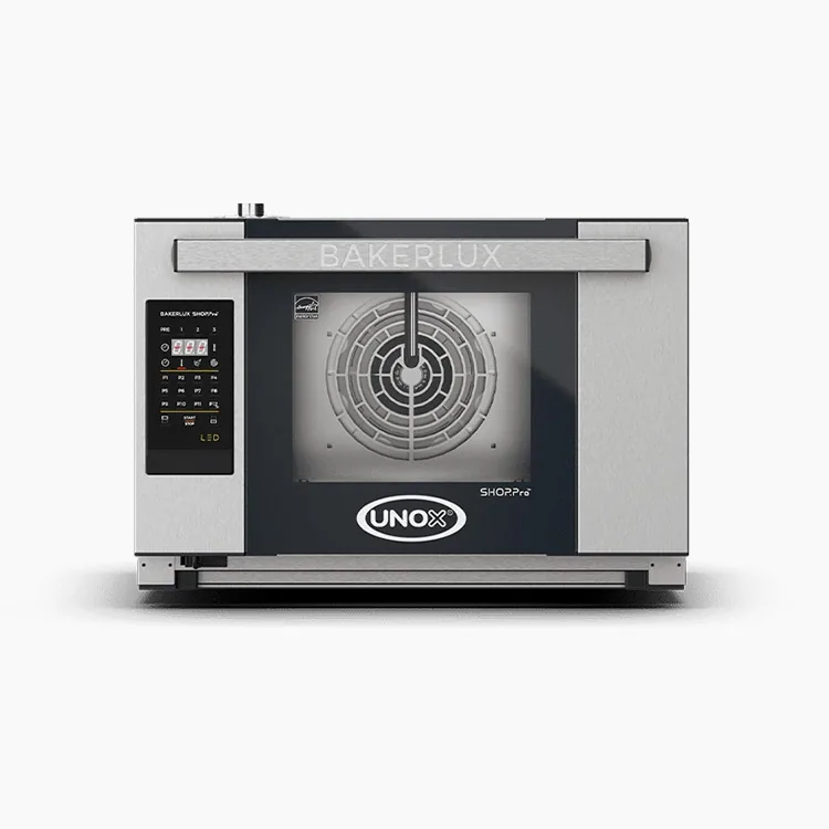 UNOX Electric Convection Oven with Humidity 3 trays 460×300 tray Size Drop Down Opening –