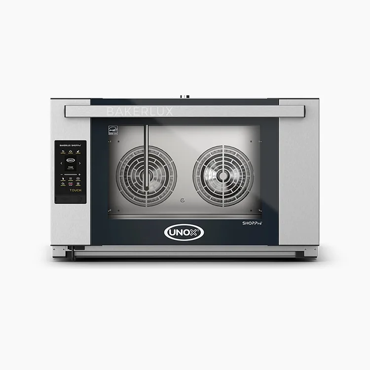 UNOX ELECTRIC CONVECTION OVEN WITH STEAM 4 TRAYS & 600X400 TRAY SIZE – ROSELLA TOUCH – XEF
